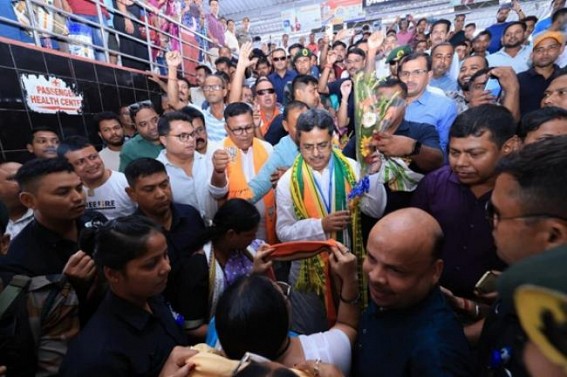 CM Manik Saha visited Dharmanagar on Maha-Shashthi puja. TIWN Pic Sep 28 CM Manik Saha visited Dharmanagar on Maha-Shashthi puja. TIWN Pic Sep 28